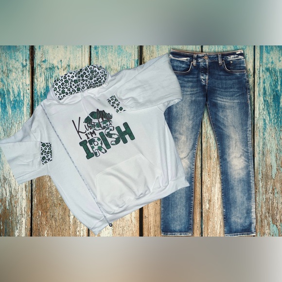 Hand Crafted St.Patty’s Day hoodie - Picture 3 of 4